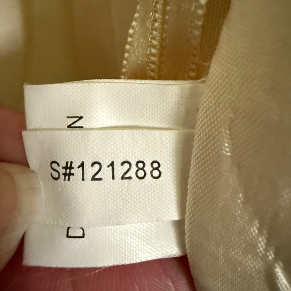 Kay Unger Yellow Green Silk Midi Dress Size 6 Fairycore - Picture 12 of 12